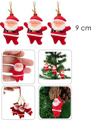 Oyuncak Store Yılbaşı Noel Süsü 2 Li 9 cm Noel Baba