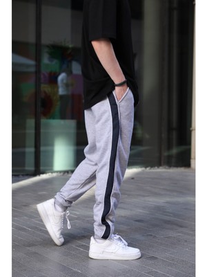 Nomarc Şeritli Gri Eşofman