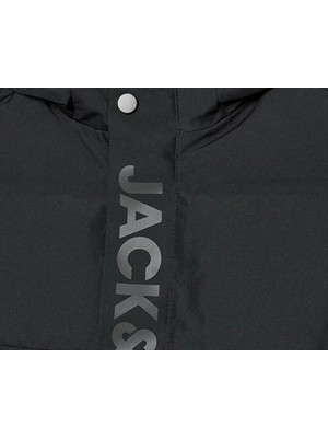 Jack & Jones Jack Jones Jcolpha Puffer Jnr Çocuk Günlük Mont 12262162-BLACK Siyah