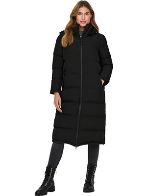 Only Onlpaula Premium Puffer Kadın Günlük Mont 15326655-BLACK Siyah