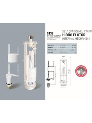 Nkp Rezervuar İç Takım Kademeli Hidro Flotör - Alltan Giriş