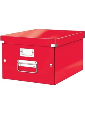 Leitz Orta Boy Saklama Kutusu Metalik Kırmızı - Kod: 60440026