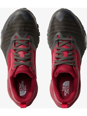 The North Face Offtrail Kadın Kırmızı Koşu Ayakkabısı.-