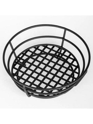 Pios Tel Yuvarlak Ekmek ve Meyve Sunum Sepeti No2