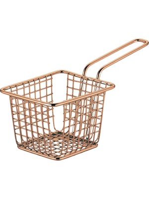 Pios Sunum Fritöz Sepeti Bakır 9X11X7 cm