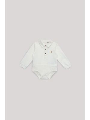 Layette Bg Store Erkek Bebek Ekru Gömlek