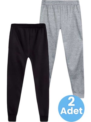 Mood Agenda Çocuk Beli Lastikli Jogger Eşofman Altı 2'li Set