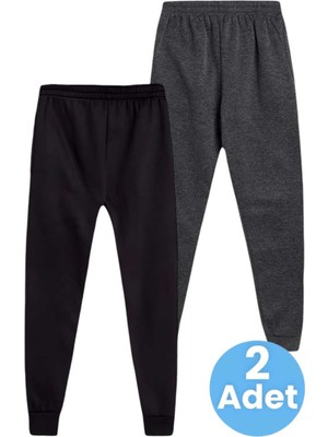 Mood Agenda Çocuk Beli Lastikli Jogger Eşofman Altı 2'li Set