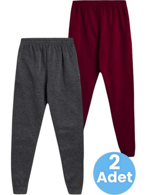 Mood Agenda Çocuk Beli Lastikli Jogger Eşofman Altı 2'li Set