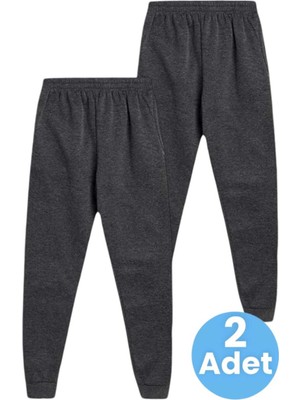 Tezzgelsin Çocuk Beli Lastikli Jogger Eşofman Altı 2'li Set