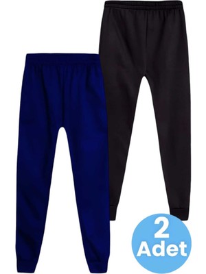 Tezzgelsin Çocuk Beli Lastikli Jogger Eşofman Altı 2'li Set
