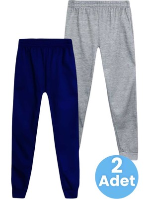 Tezzgelsin Çocuk Beli Lastikli Jogger Eşofman Altı 2'li Set