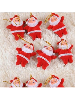 Sole Yıllbaşı Çam Ağacı Süsü Noel Baba Noel Ağacı Süsü 6 Lı 5 Cm