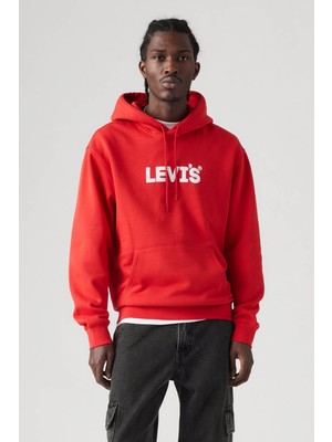 Levi's Levı’s Lse_t2 Relaxed Graphıc P Kırmızı Erkek Sweatshirt