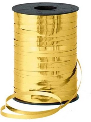 Partici Metalik Altın Rafya 8mm