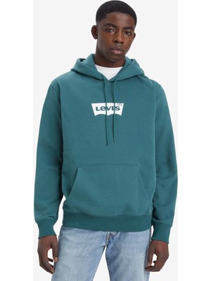 Levi's Levı’s Lse T2 Std Graphıc Hood S Yeşil Erkek Sweatshirt