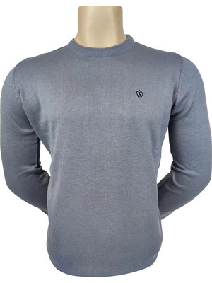 Sabri Özel Erkek Kazak O Yaka Basıc