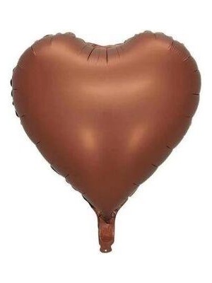Partici Karamel Kalp Folyo Balon 45CM