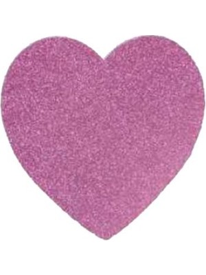 Partici Kalp Mor Strafor Süs 25CM