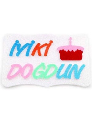 Partici Iyi Ki Doğdun Pastalı Strafor Süs