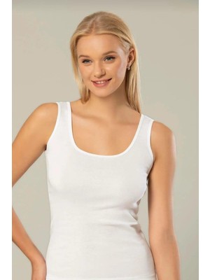 Erdem 2105 Kadın Kalın Askılı Ribana Atlet 3 Adet