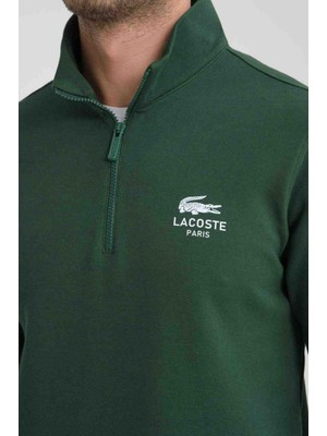 Lacoste Basıc Nefti Yarım Fermuar Regular Fit