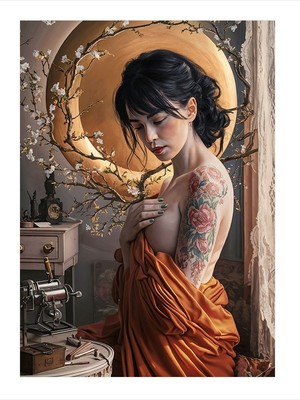 Tablomega Poseidon Ve Deniz Mdf Tablo 25cmx 35cm