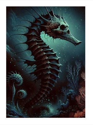 Tablomega Dövmeli Nü Kadın Mdf Poster 25cmx 35cm