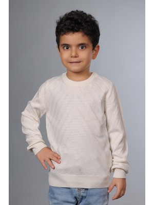 Çubuk Liksli Çoçuk Kazak