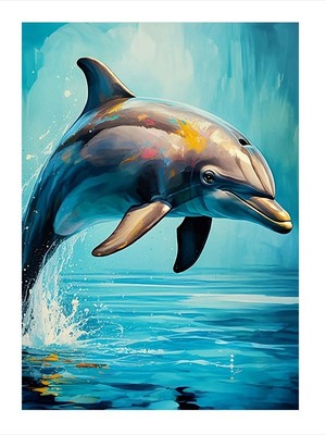 Tablomega Suda Yunus Mdf Tablo 25cmx 35cm