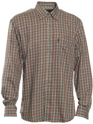 S.K.DEERHUNTERWAYLON499RED Kareli  Uzun Kol Gömlek