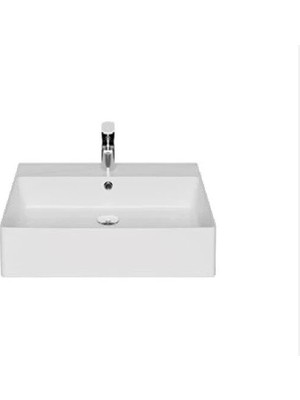 Creavit VX260 Volga Tezgah Üstü Kare Lavabo 60 cm