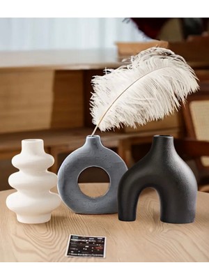 Evhobin 3lü Iskandinav Tarzı Bohem Vazo Hediyelik Pinterest Pampas Vazosu Set Vazo Dekoratif Eşya