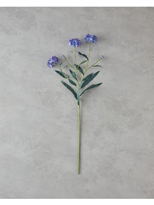 English Home Cornflower Tek Dal Yapay Çiçek 64 Cm Mavi