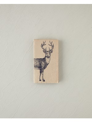 English Home Cute Deer 12'li Kağıt Peçete 33x40 Cm Siyah