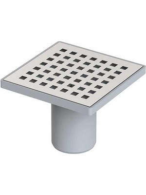 MaxiFlow Yer Sifon Kuca Ø70 10*10 cm Paslanmaz Izgara Alt