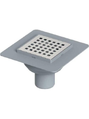 MaxiFlow Yer Sifon Ø70 10*10CM Pas.ızgara Alt