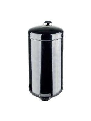 Pedallı Çöp Kovası Bombe Kapak 5lt Ø21*27CM Siyah
