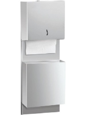 MaxiFlow Çöp Kovalı Kağıtlık 400LÜK Oval 105X27,5X12CM Beyaz