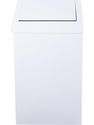 MaxiFlow Sallanır Kapak Çöp Kovası 36LT 24*28*65CM  Beyaz