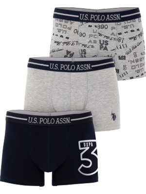 U.S. Polo Assn. Erkek Gri Melanj İç Giyim Alt 50301678-VR086