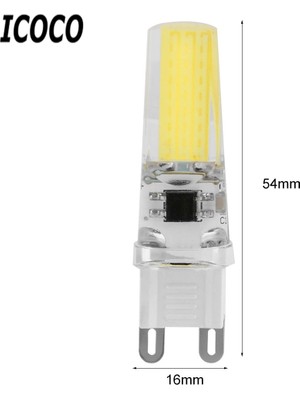 5 Adet 9 Watt G9 LED Ampül ( Beyaz Işık )