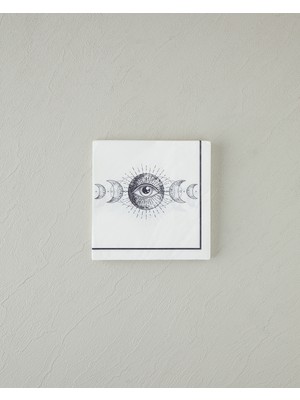 English Home Talisman Magical 20'li Kağıt Peçete 33x33 cm Beyaz