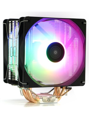 Dark Freezer X123 DUO 2x120mm Fixed RGB Fanlı Kule Tipi Soğutucu (DKCCX123DUO)
