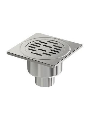 MaxiFlow Yer Sifon Premıum Ø100 20*20CM Pas.göv&ızgara Alt