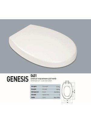 Nkp Klozet Kapağı Yvş.üst.sık.mtl.ment.(Duro.genesis)