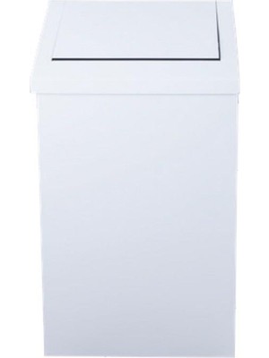 MaxiFlow Sallanır Kapak Çöp Kovası 11LT 18*20*38CM Beyaz