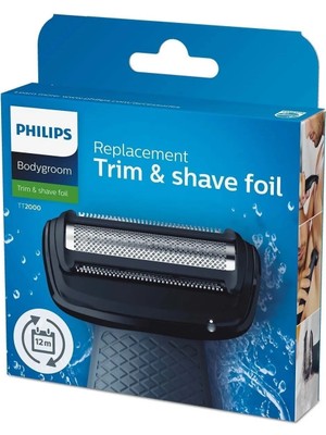Philips Vücut Bakım Seti BG3015/15 Yedek Tıraş Başlığı 3 Bıçaklı Siyah Cinsiyet: Unisex