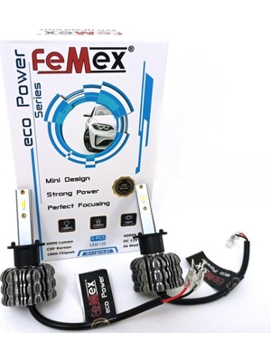 Femex Eco Power  H3 Simsek Etkili Zenon Csp LED Xenon LED Headlight