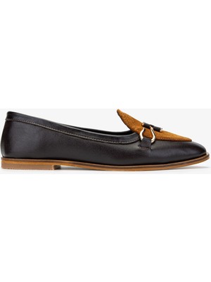 Valmenti Kadın Kahverengi Loafer Ayakkabı 961 01 Bn Ayk SK24-25 Kahve Dr